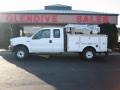 Oxford White - F350 Super Duty XLT SuperCab 4x4 Auto Crane Photo No. 2