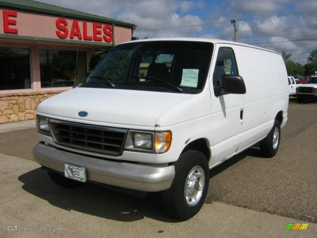 1995 E Series Van E250 XL Cargo Van - White / Grey photo #1