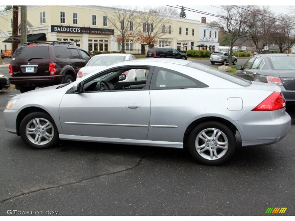 2007 Accord EX Coupe - Alabaster Silver Metallic / Gray photo #10