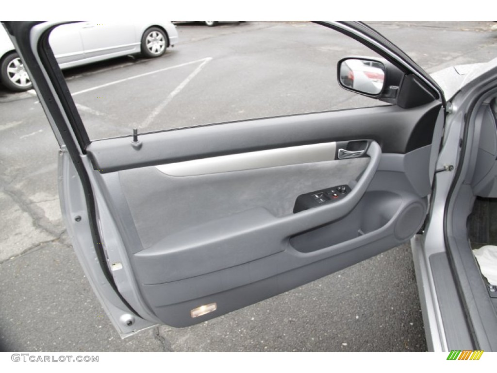 2007 Accord EX Coupe - Alabaster Silver Metallic / Gray photo #14