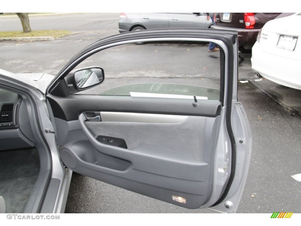 2007 Accord EX Coupe - Alabaster Silver Metallic / Gray photo #19