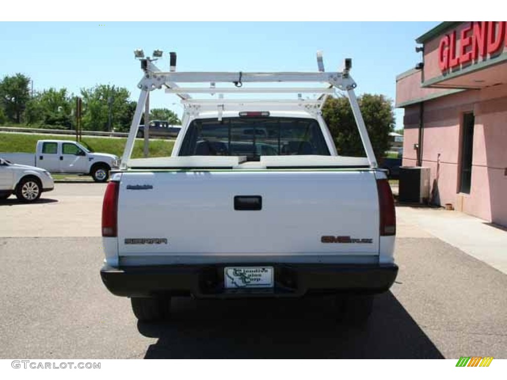 1995 Sierra 1500 SL Regular Cab - White / Dove Gray photo #7