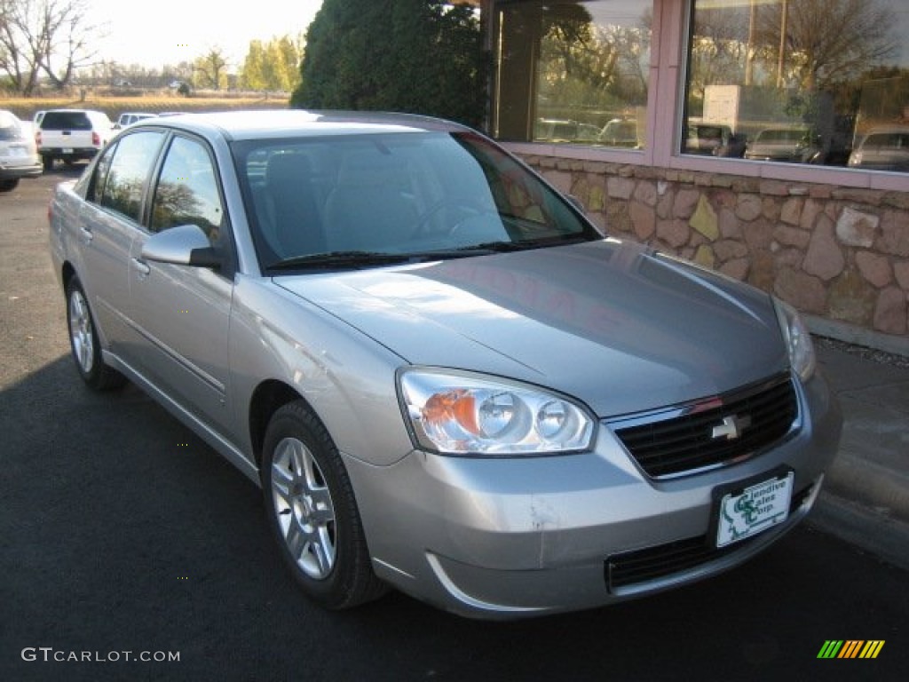 2006 Malibu LT Sedan - Silverstone Metallic / Titanium Gray photo #4