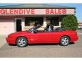 1992 Bright Red Oldsmobile Cutlass Supreme Convertible  photo #2