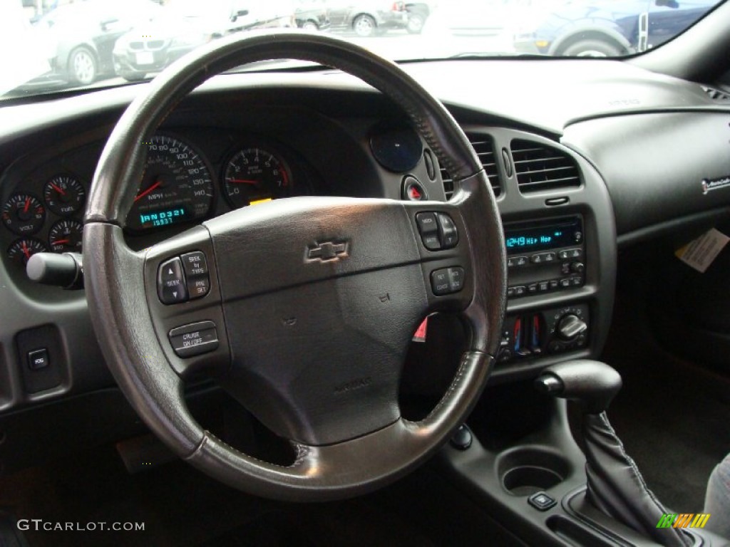 2005 Chevrolet Monte Carlo LT Ebony Steering Wheel Photo #56672832
