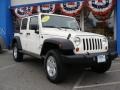 2007 Stone White Jeep Wrangler Unlimited X 4x4  photo #3