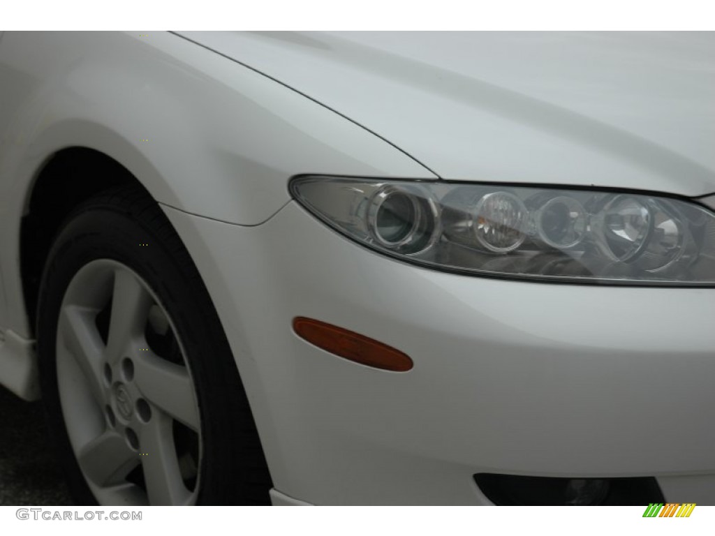 2003 MAZDA6 i Sedan - Performance White / Black photo #6