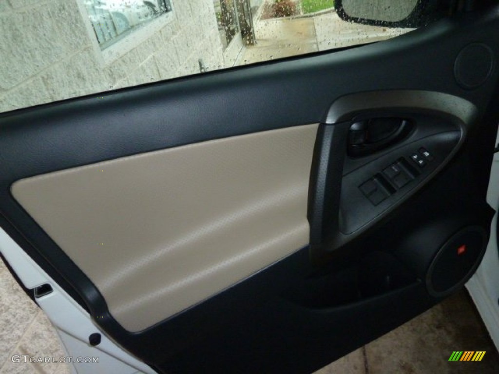 2011 RAV4 V6 Limited 4WD - Blizzard White Pearl / Sand Beige photo #11
