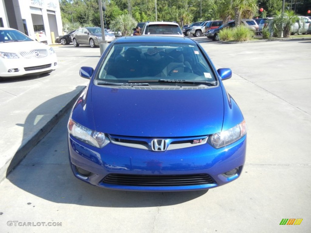 2008 Civic Si Coupe - Fiji Blue Pearl / Black photo #3
