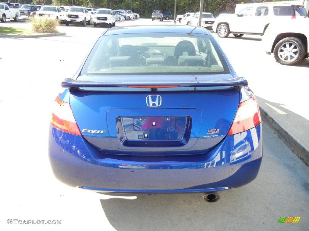 2008 Civic Si Coupe - Fiji Blue Pearl / Black photo #5