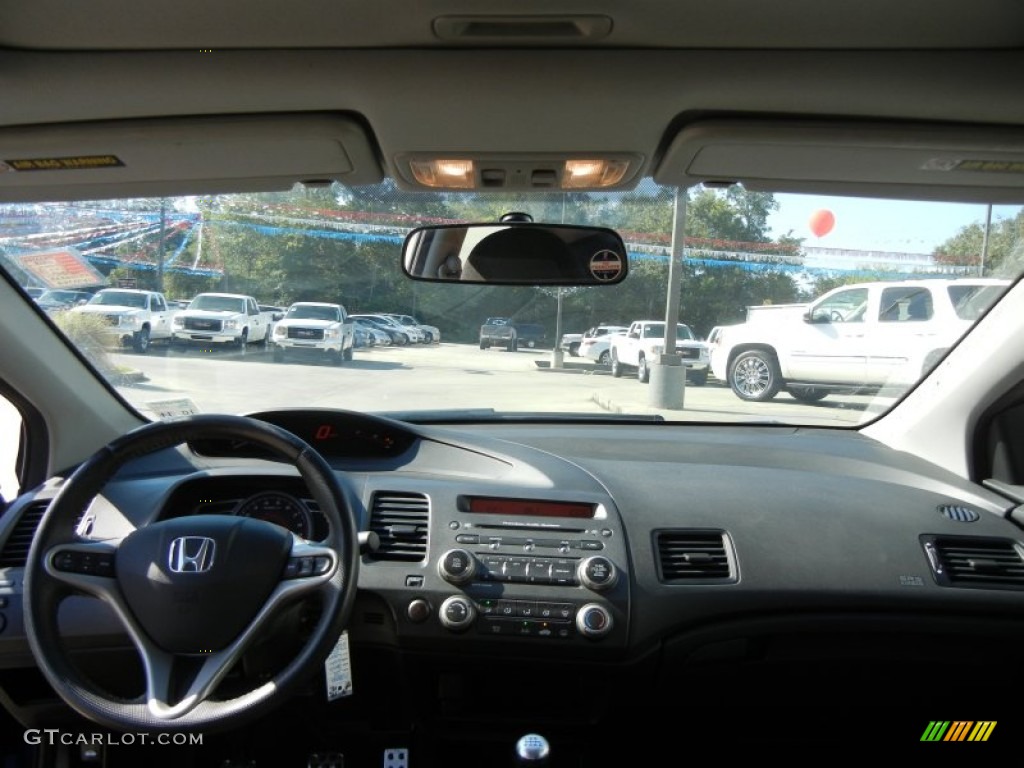 2008 Civic Si Coupe - Fiji Blue Pearl / Black photo #11