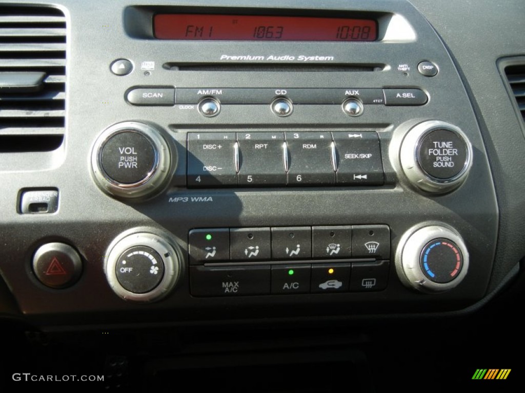 2008 Civic Si Coupe - Fiji Blue Pearl / Black photo #18