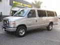 2010 Ingot Silver Metallic Ford E Series Van E350 XLT Passenger Extended  photo #3