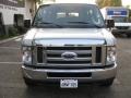 2010 Ingot Silver Metallic Ford E Series Van E350 XLT Passenger Extended  photo #2