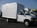 Oxford White - E Series Cutaway E350 Commercial Moving Van Photo No. 1