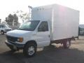 2006 Oxford White Ford E Series Cutaway E350 Commercial Moving Van  photo #3