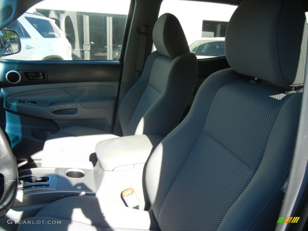 2010 Tacoma V6 SR5 PreRunner Double Cab - Magnetic Gray Metallic / Graphite photo #10