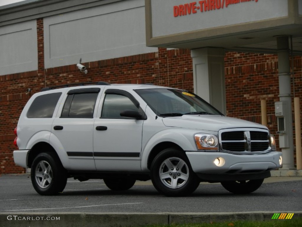 2006 Durango SLT - Bright White / Dark Slate Gray/Light Slate Gray photo #7