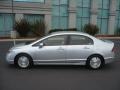 2007 Alabaster Silver Metallic Honda Civic Hybrid Sedan  photo #4