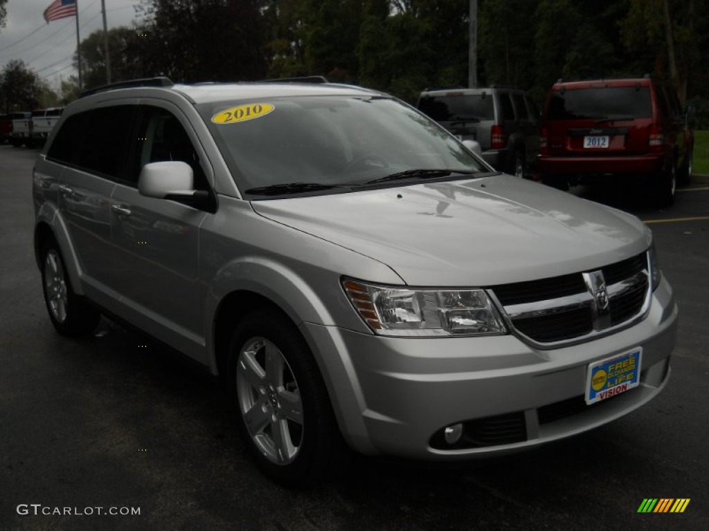 2010 Journey SXT AWD - Bright Silver Metallic / Dark Slate Gray photo #16