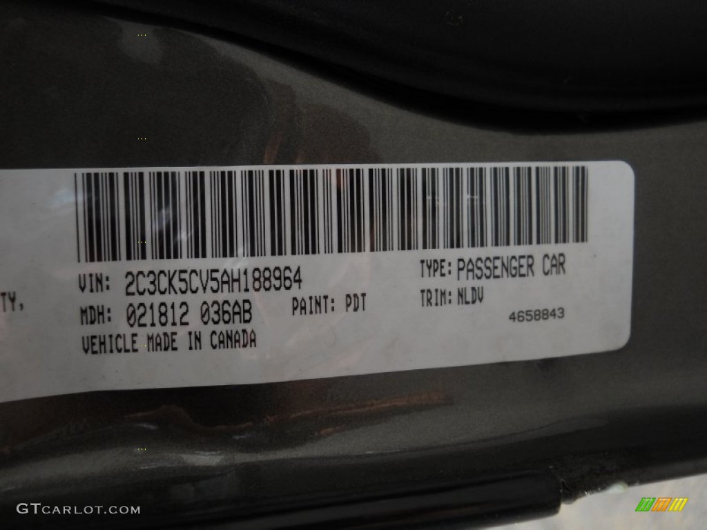 2010 300 Color Code PDT for Dark Titanium Metallic Photo #56679791