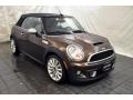 2011 Hot Chocolate Metallic Mini Cooper S Convertible  photo #12