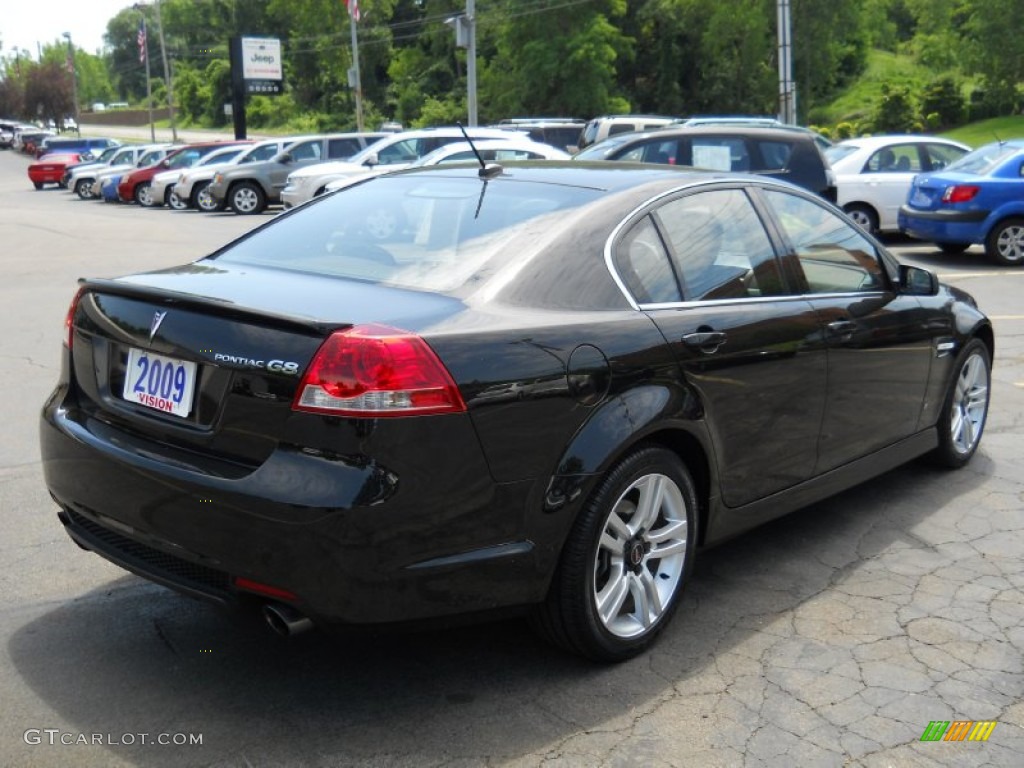 2009 G8 Sedan - Panther Black / Onyx photo #2