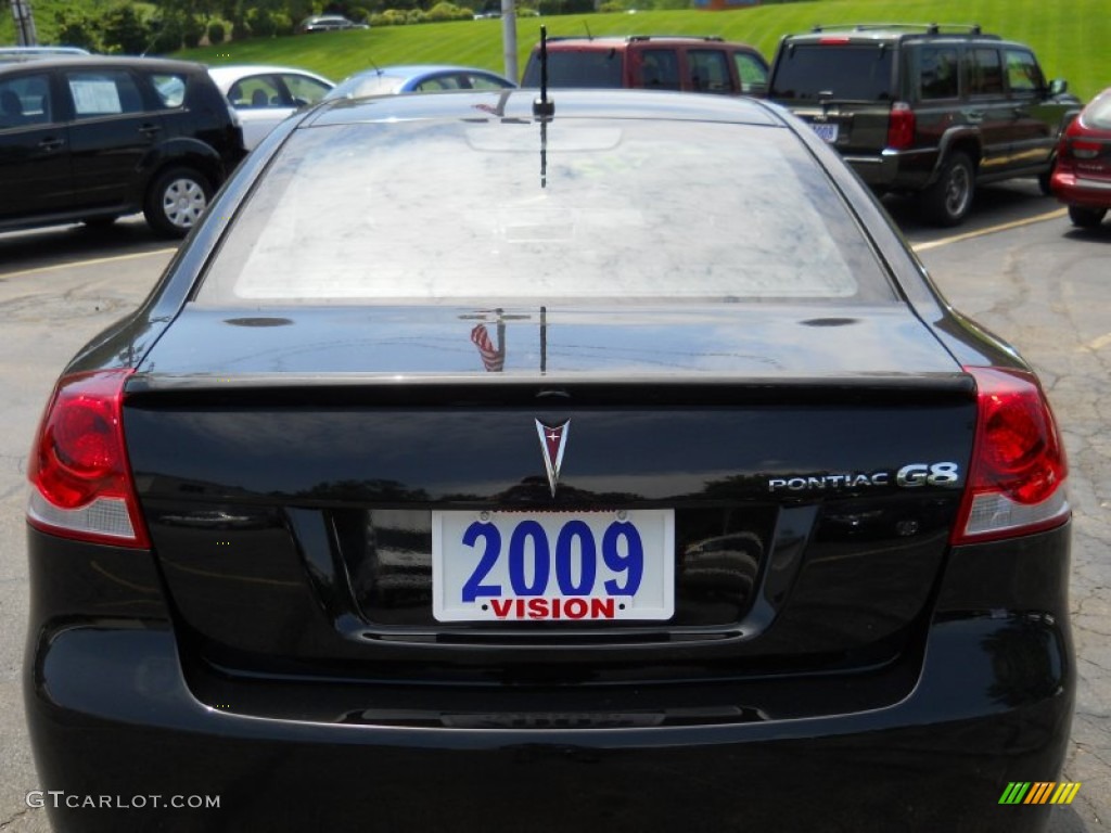 2009 G8 Sedan - Panther Black / Onyx photo #17