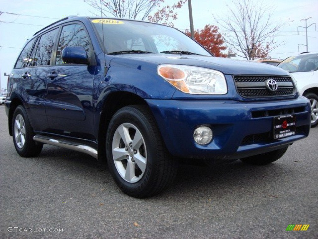 2004 RAV4 4WD - Spectra Blue Mica / Taupe photo #1