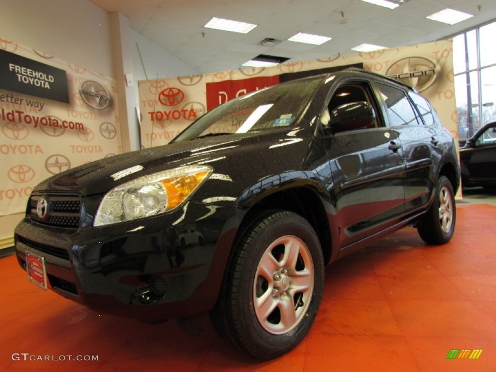 2007 RAV4 4WD - Black / Taupe photo #1
