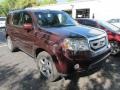 Dark Cherry Pearl 2009 Honda Pilot EX