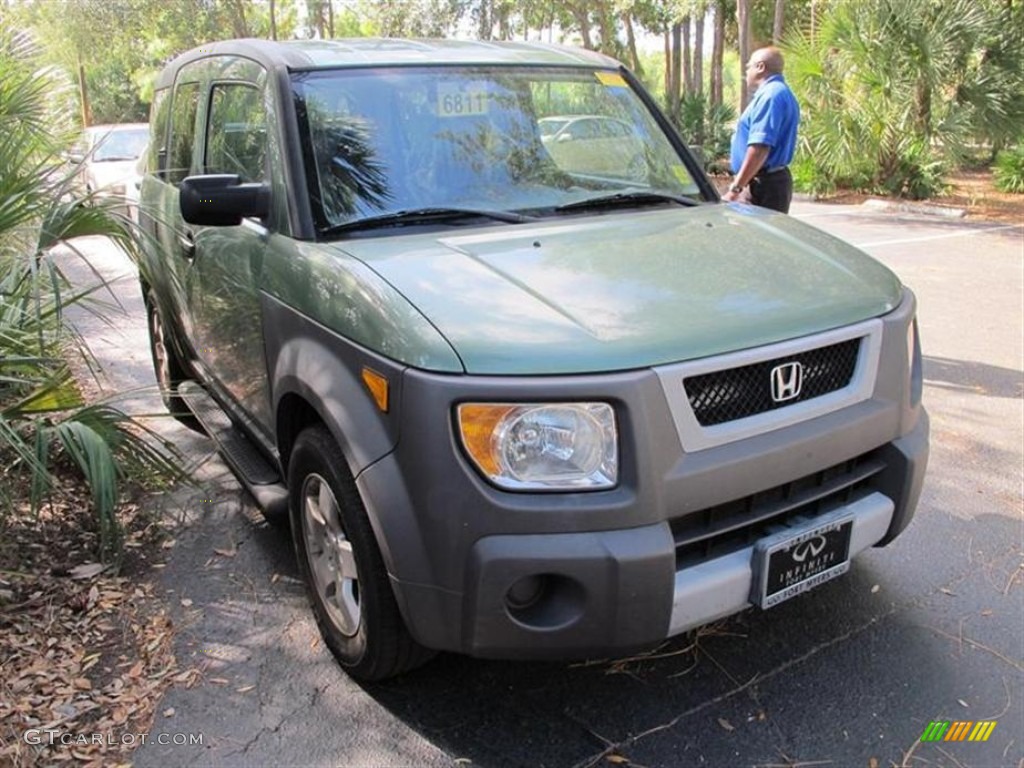 2003 Element EX AWD - Galapagos Green Metallic / Gray photo #1