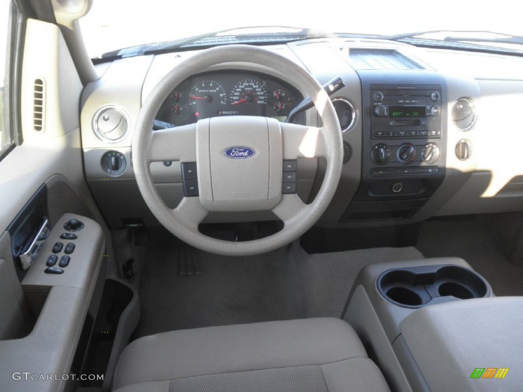 2005 F150 XLT SuperCrew 4x4 - Black / Tan photo #15