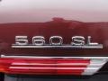 1986 Mercedes-Benz SL Class 560 SL Roadster Badge and Logo Photo