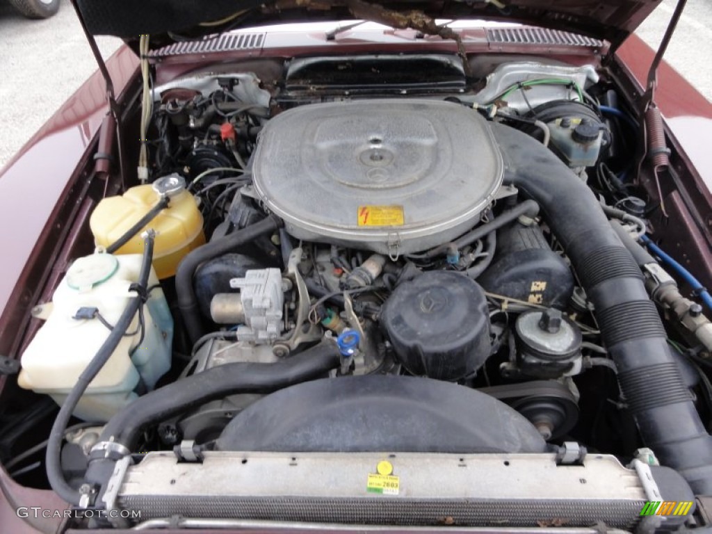 1986 Mercedes-Benz SL Class 560 SL Roadster 5.6 Liter SOHC 16-Valve V8 Engine Photo #56685196