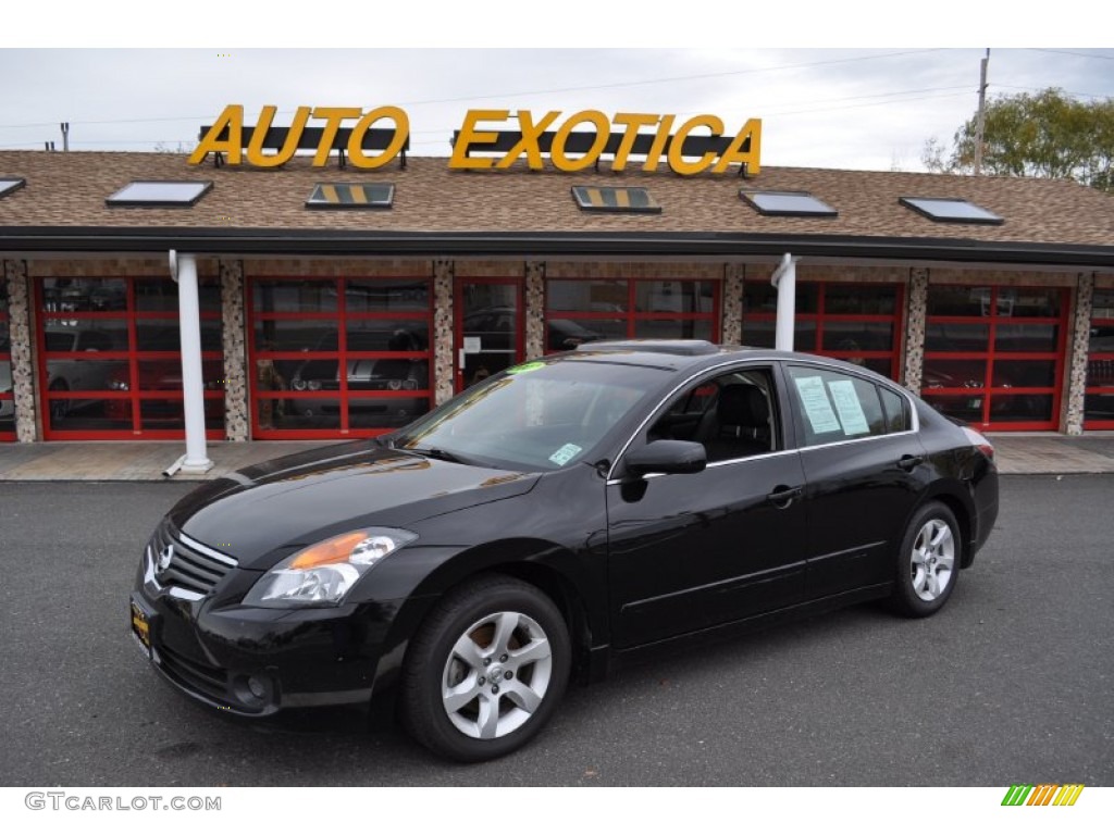 2007 Altima 2.5 SL - Super Black / Charcoal photo #1