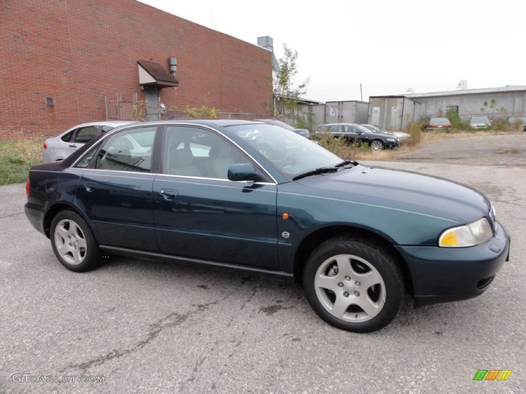 Emerald Pearl Metallic 1996 Audi A4 2.8 quattro Sedan Exterior Photo #56686184