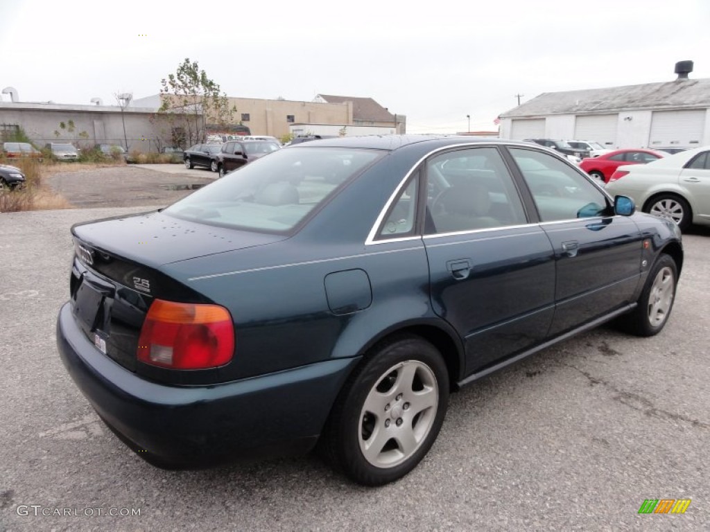 Emerald Pearl Metallic 1996 Audi A4 2.8 quattro Sedan Exterior Photo #56686202