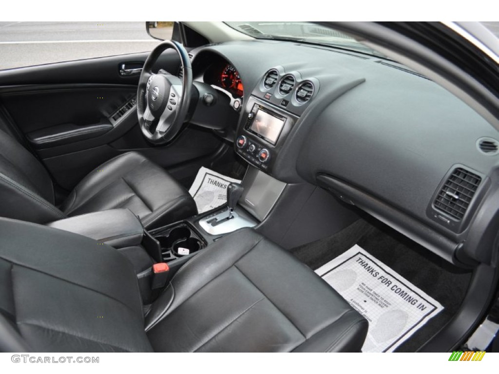 2007 Altima 2.5 SL - Super Black / Charcoal photo #7