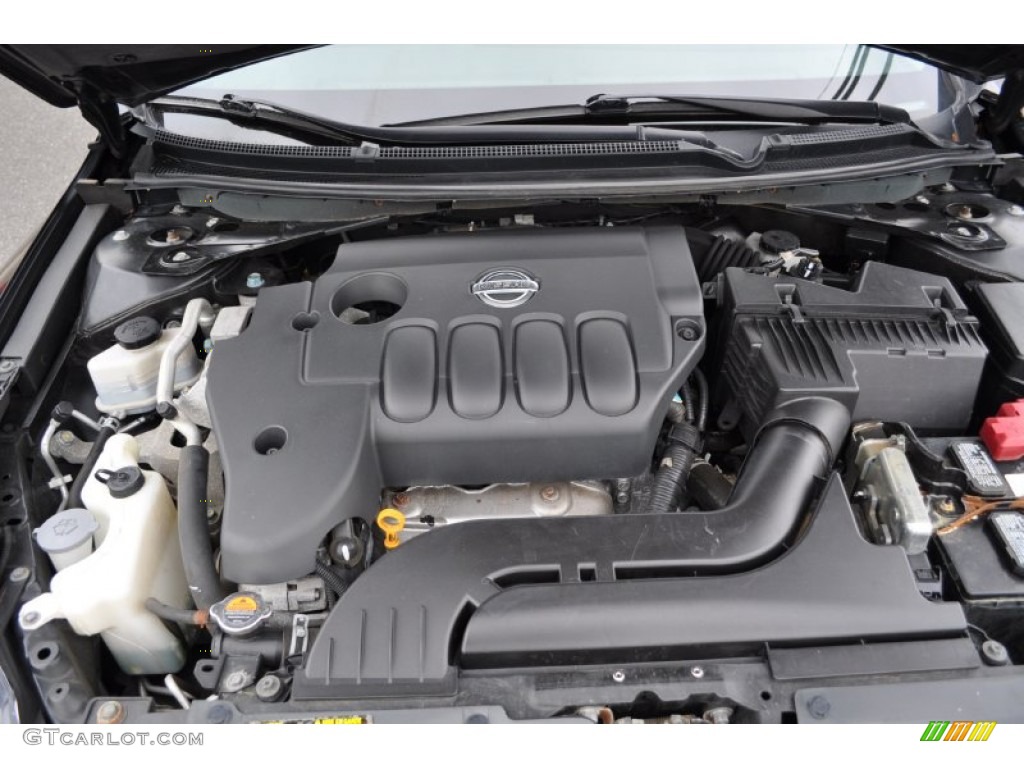 2007 Altima 2.5 SL - Super Black / Charcoal photo #9