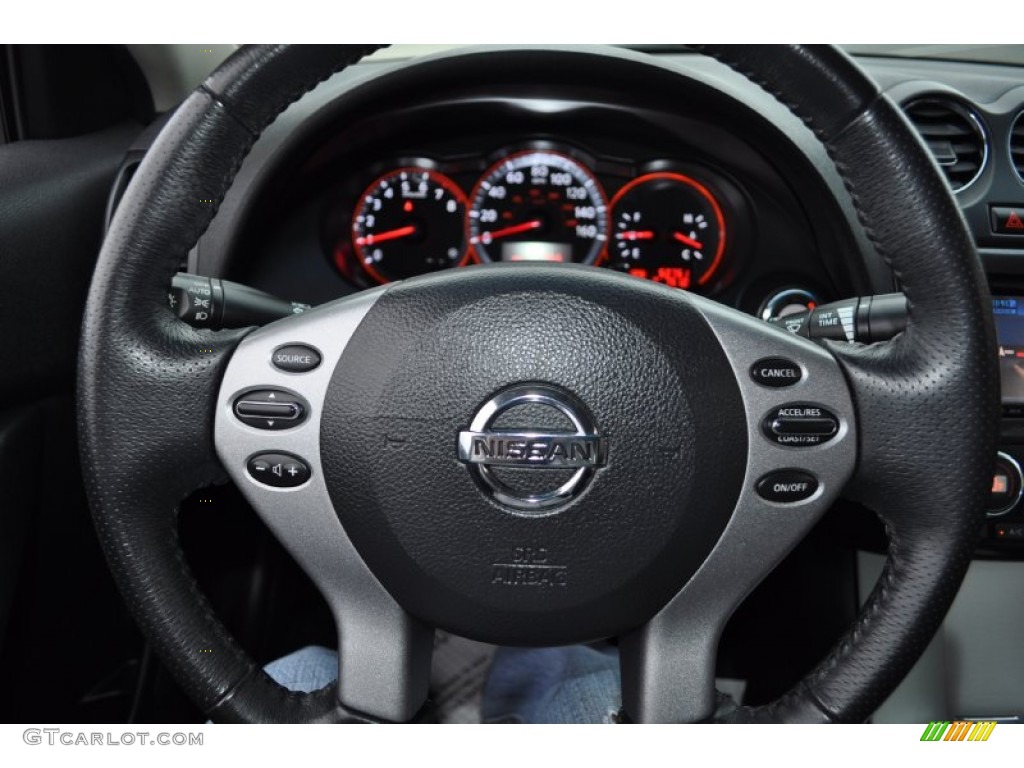 2007 Altima 2.5 SL - Super Black / Charcoal photo #10