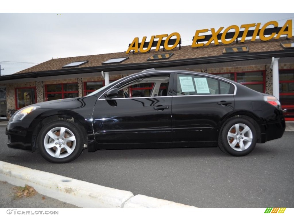 2007 Altima 2.5 SL - Super Black / Charcoal photo #25