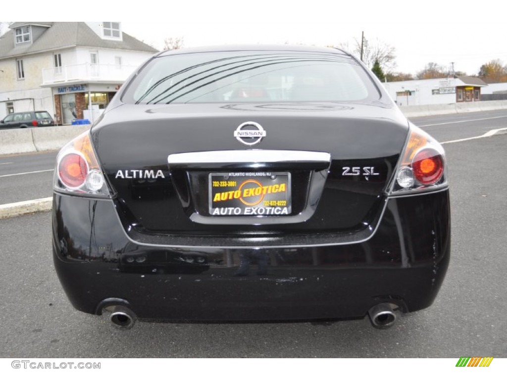 2007 Altima 2.5 SL - Super Black / Charcoal photo #26