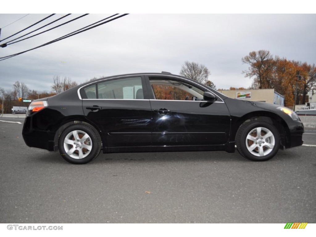 2007 Altima 2.5 SL - Super Black / Charcoal photo #30