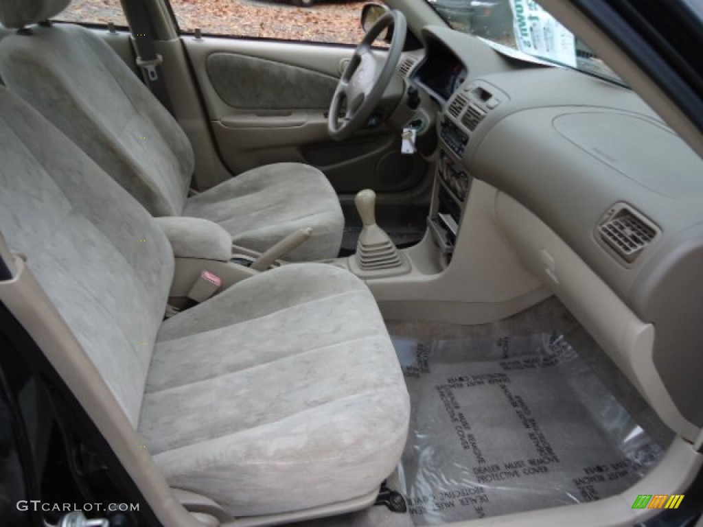 1999 Corolla LE - Satin Black Metallic / Light Charcoal photo #13