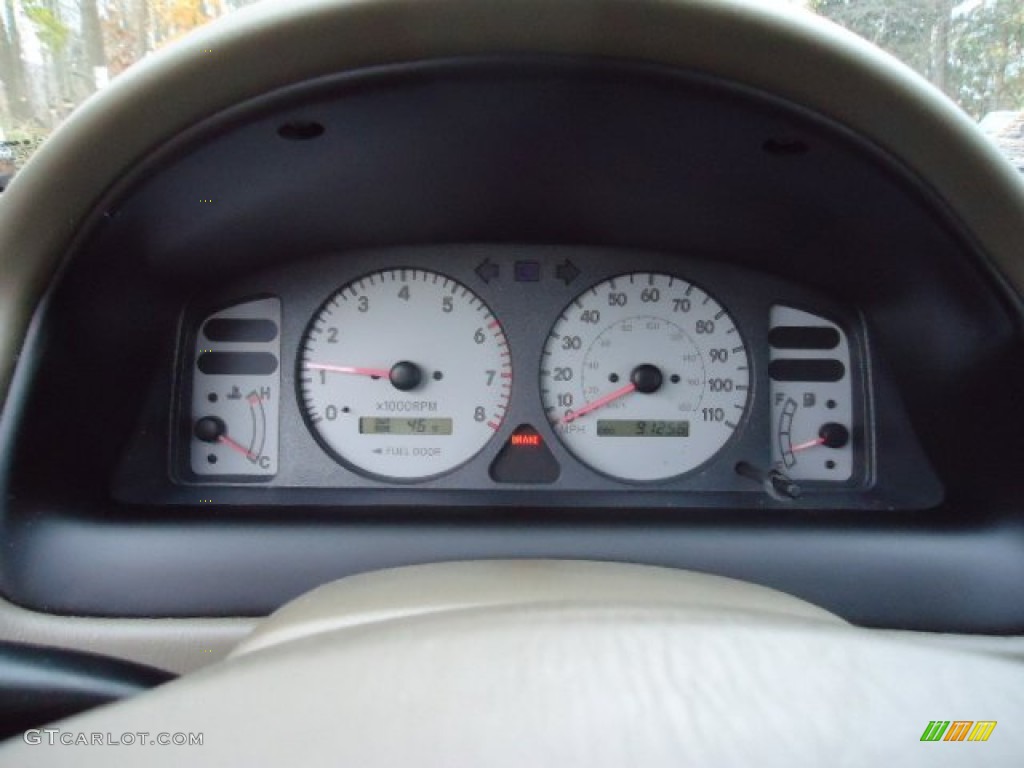 1999 Corolla LE - Satin Black Metallic / Light Charcoal photo #14