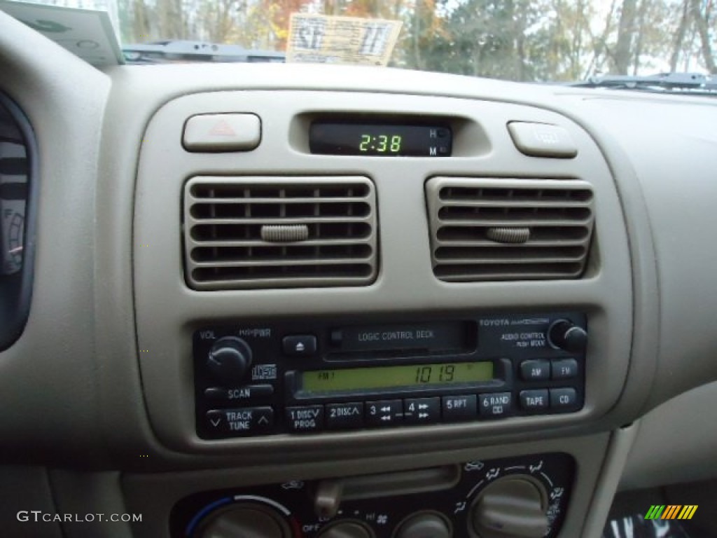 1999 Corolla LE - Satin Black Metallic / Light Charcoal photo #17