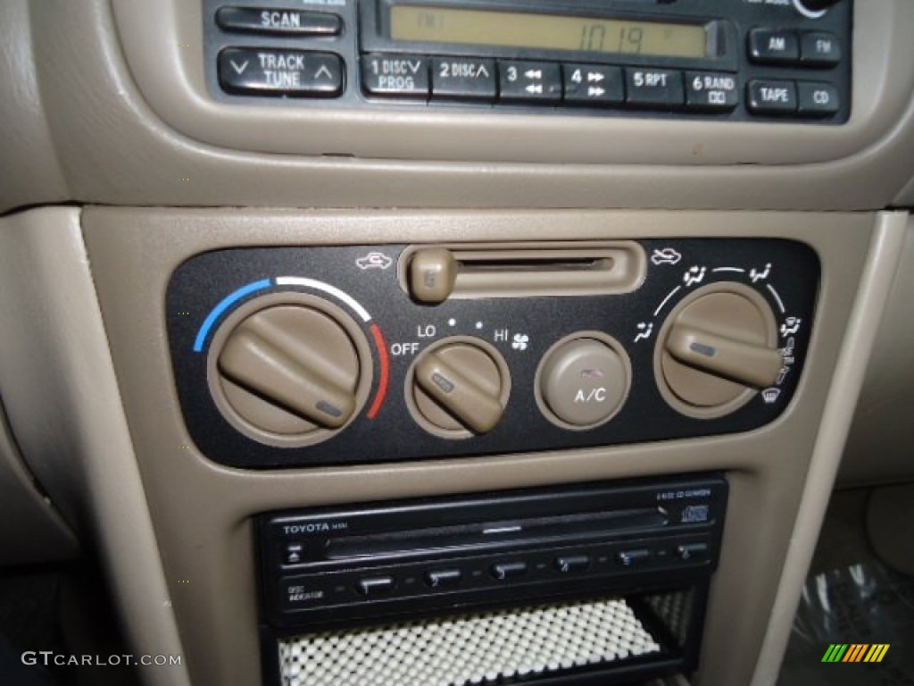 1999 Corolla LE - Satin Black Metallic / Light Charcoal photo #18
