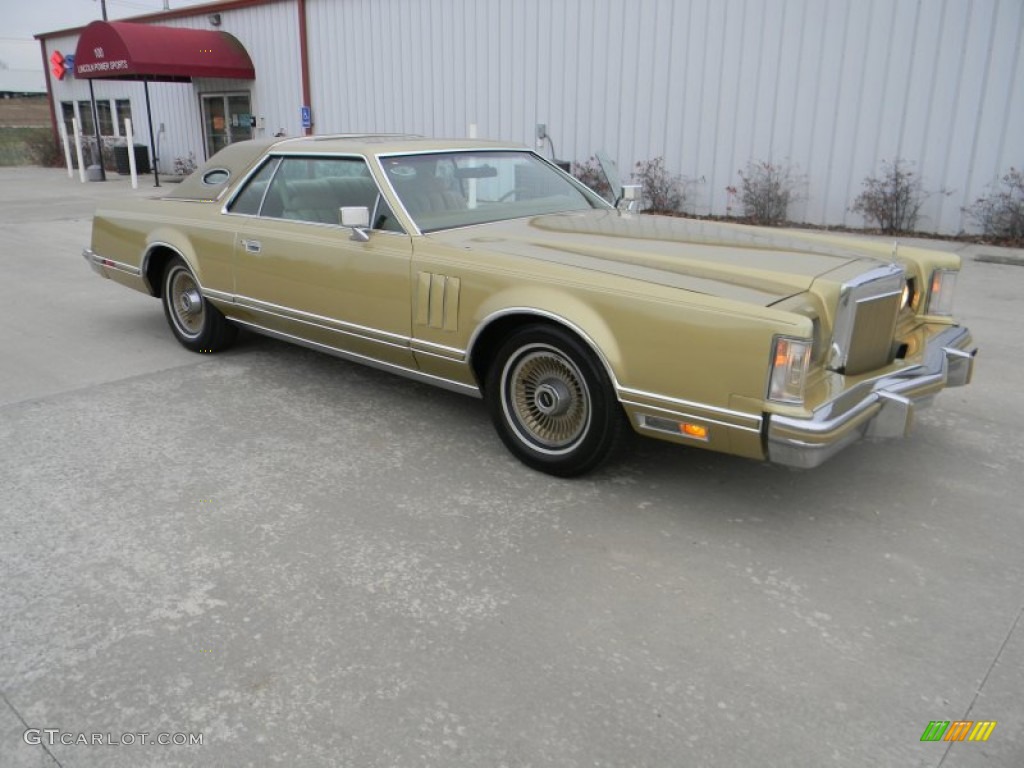 Jubilee Gold 1978 Lincoln Continental Mark V Diamond Jubilee Edition Coupe Exterior Photo #56687606