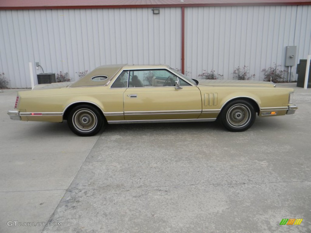 Jubilee Gold 1978 Lincoln Continental Mark V Diamond Jubilee Edition Coupe Exterior Photo #56687635